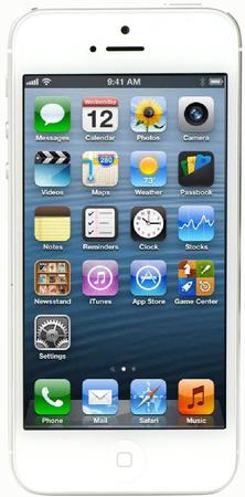 Смартфон Apple iPhone 5 32Gb White & Silver - Череповец